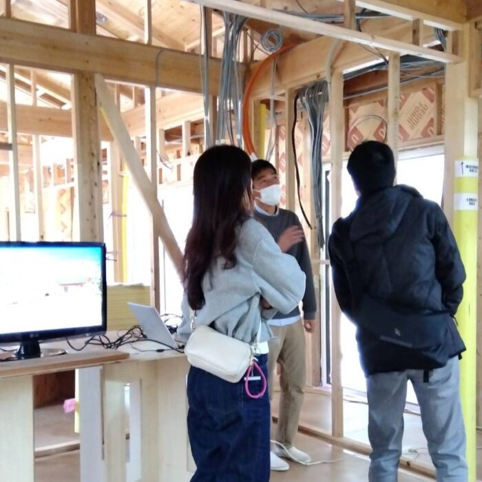 「知育（ちいく）空間の家」建築中現場見学会を開催します 4/28(土)